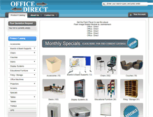 Tablet Screenshot of office-direct.co.za